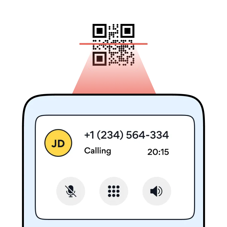 Phone QR code